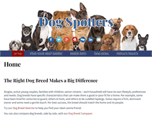 Tablet Screenshot of dogspotters.com